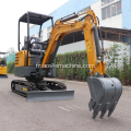 Mini excavatrice de machines de construction 1,5 tonne avec le double cylindre avec le bon prix